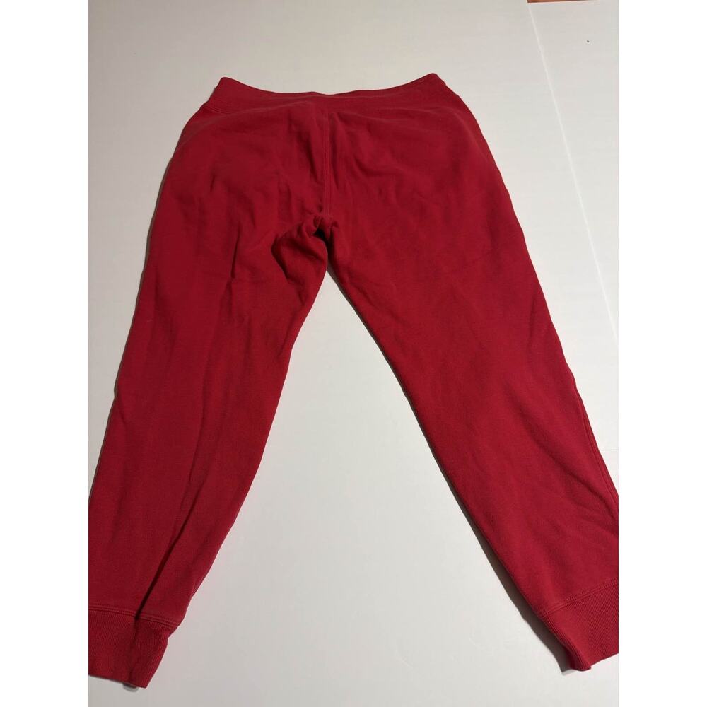 Calvin Klein Performance M Red Joggers Sweatpants Drawstring Pockets - Picture 3 of 5